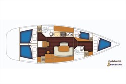 Beneteau Cyclades 43.4 (4Cab)